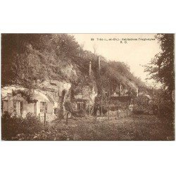 carte postale ancienne 41 TROO. Habitations Troglodytes n°39