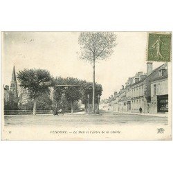 carte postale ancienne 41 VENDOME. Arbrte de la Liberté sur le Mail 1918