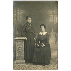 carte postale ancienne 41 VENDOME. Rare Photo Carte de Femmes 1918. Amélie