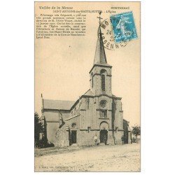 carte postale ancienne 08 SAINT-ANTOINE-DES-HAUTS-BUTTES. L'Eglise 1925 Monthermé