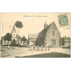 41 VILLIERS. Mairie et Eglise 1903
