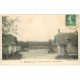 carte postale ancienne 41 VOUZON. Château des Rhuets. Voiture devant les Communs 1908