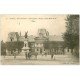 carte postale ancienne 08 SEDAN. Bibliothèque et Ecole Place d'Alsace 1913