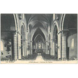 carte postale ancienne 51 AVIZE. Eglise 1915