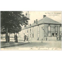 carte postale ancienne 51 AVIZE. Gendarmerie Place Robert 1904