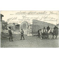 carte postale ancienne 51 BOUY. Carrefour Routes Mourmelon-le-Grand et Livry-sur-Vesle 1917