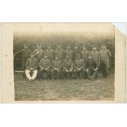 carte postale ancienne 51 CAMP DE CHALONS MOURMELON. Carte Photo Militaires au Parc à Bétail. Mr Coulon 1914