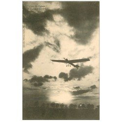 carte postale ancienne 51 CAMP DE CHALONS MOURMELON. Monoplan Antoinette. Aéroplane et Avion