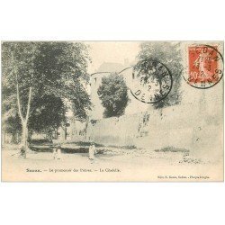 carte postale ancienne 08 SEDAN. Promenoir des Prêtres 1912. Citadelle