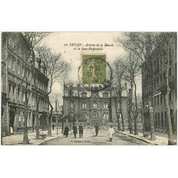 carte postale ancienne 08 SEDAN. Sous-Préfecture Avenue de la Marck 1920