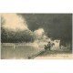 carte postale ancienne 51 CHALONS-SUR-MARNE. Pêcheurs sur le Canal et l'Ile. Tampon Croix Rouge Militaire 1917