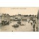 carte postale ancienne 51 CHALONS-SUR-MARNE. Place République 1920 Fiacres