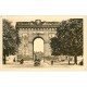carte postale ancienne 51 CHALONS-SUR-MARNE. Porte Sainte-Croix automobile et moto