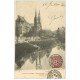 carte postale ancienne 51 CHALONS-SUR-MARNE. Quai Notre-Dame et Canal Mau 1904