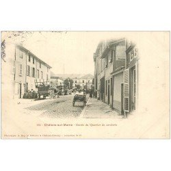 carte postale ancienne 51 CHALONS-SUR-MARNE. Quartie Cavalerie 1906