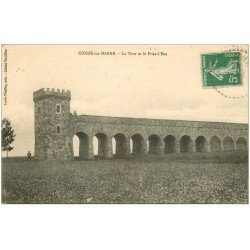 carte postale ancienne 51 CONDE-SUR-MARNE. Tour et Prise d'Eau 1914