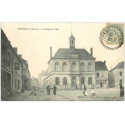 51 CORMICY. Hôtel de Ville 1905 et Hôtel de la Croix Blanche
