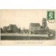 carte postale ancienne 51 COURVILLE. Eglise et Château 1925