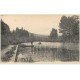 carte postale ancienne 51 DORMANS. Pêcheur et Rameur bords de Marne