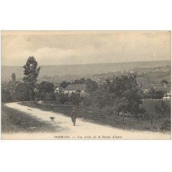 carte postale ancienne 51 DORMANS. Route d'Igny 1917