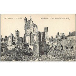 carte postale ancienne 51 DORMANS. Ruines centre Ville