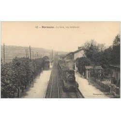 51 DORMANS. Train dans la Gare 1917