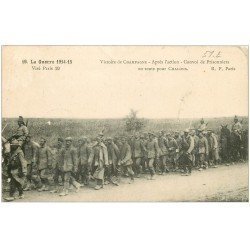 carte postale ancienne 51 EN CHAMPAGNE. Convoi de Prisonniers Allemands en route pour Chalons 1916