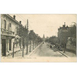 carte postale ancienne 51 EPERNAY. Avenue Paul Chaudon Imprimerie Henri Ville 1915