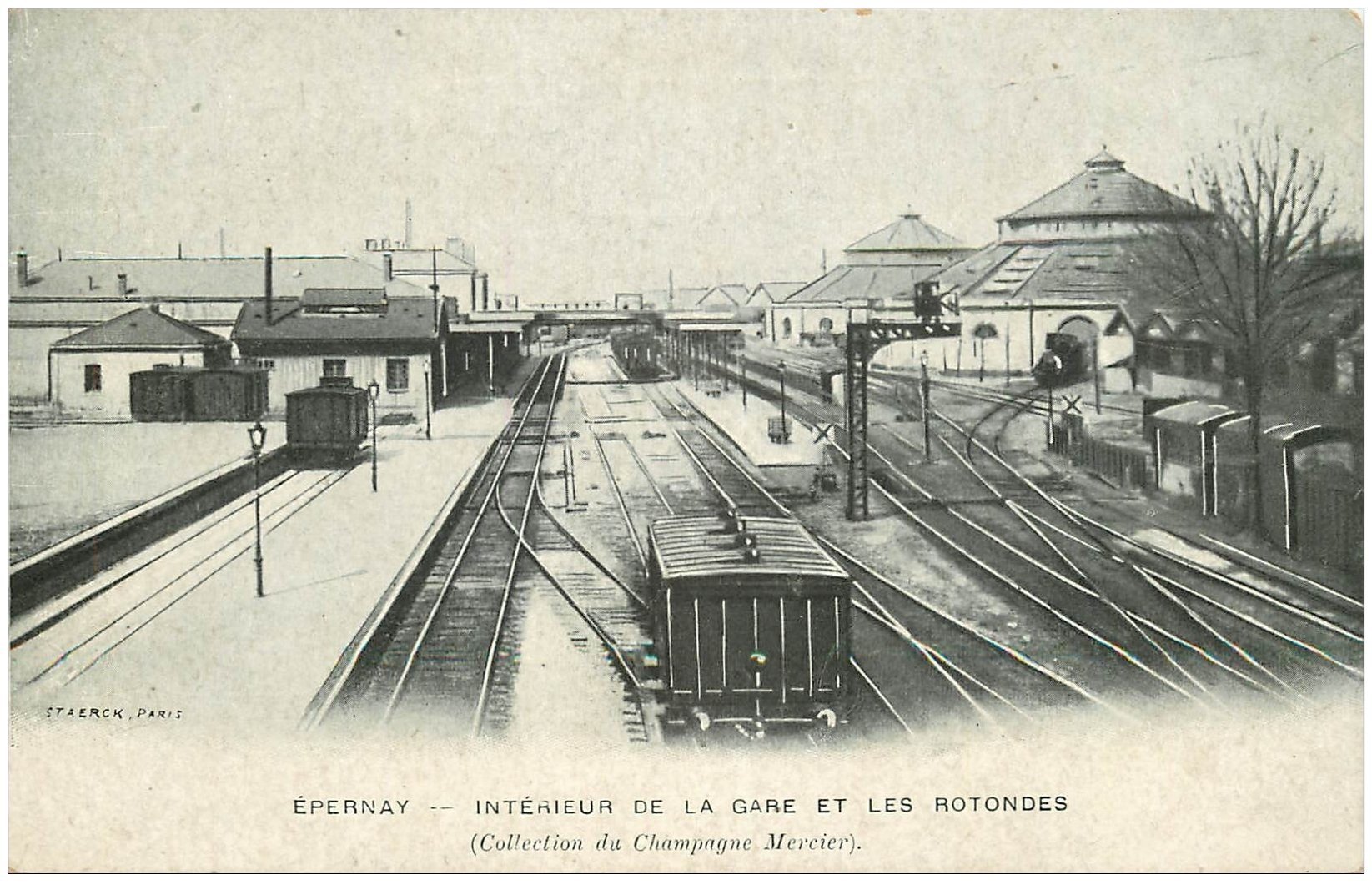 51 EPERNAY. Gare et Rotondes