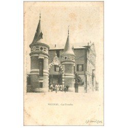 carte postale ancienne 08 VOUZIERS. Les Tourelles 1902 timbrée mais vierge