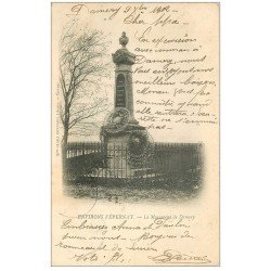 carte postale ancienne 51 EPERNAY. Monument Damery 1902