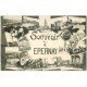 carte postale ancienne 51 EPERNAY. Multivues