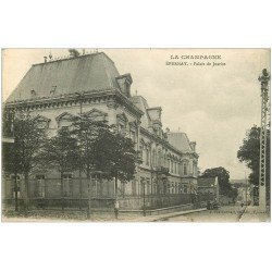 carte postale ancienne 51 EPERNAY. Palais de Justice 1917