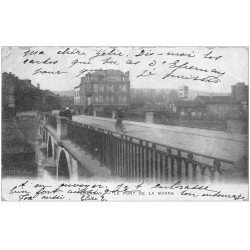 carte postale ancienne 51 EPERNAY. Pont de la Marne 1904. Légèrement écaillée