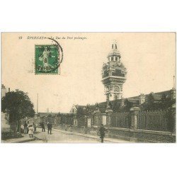 carte postale ancienne 51 EPERNAY. Rue du Port Prolongée 1916
