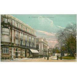 carte postale ancienne 51 EPERNAY. Théâtre Place Thiers