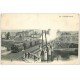 carte postale ancienne 51 EPERNAY. Train Tramway sur le Pont. Pharmacie