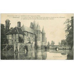 carte postale ancienne 51 ESTERNAY. Le Château 1916