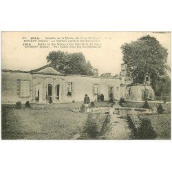 carte postale ancienne 51 ETREPY-SUR-SAULX. Château 1915