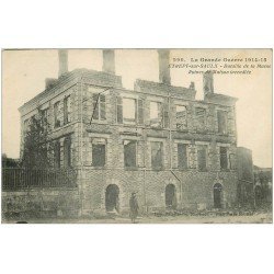 carte postale ancienne 51 ETREPY-SUR-SAULX. Ruines Maison incendiée