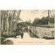 carte postale ancienne 51 FERE-CHAMPENOISE. Cheval Pont de la Saule 1919