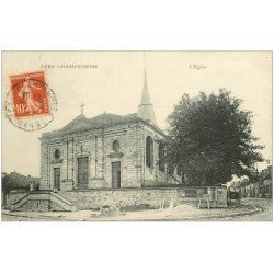 carte postale ancienne 51 FERE-CHAMPENOISE. L'Eglise 1917