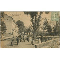 carte postale ancienne 09 AX-LES-THERMES. Avenue Delcassé (défaut)...