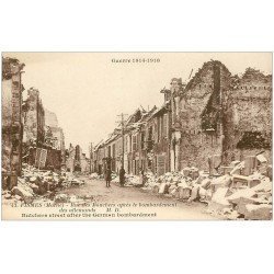 carte postale ancienne 51 FISMES. Rue des Bouchers