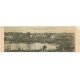 carte postale ancienne 51 FISMES. Vue panoramique de la Vesle à Fismette. Carte double