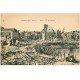 carte postale ancienne 51 FISMETTES. Rue de Blanzy animation