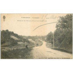 carte postale ancienne 51 FLORENT. L'Argonne. Route Sainte-Menehould 1915