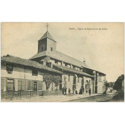 carte postale ancienne 51 HANS. Eglise Notre-Dame du Soldat