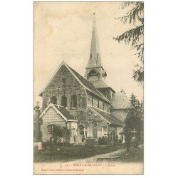 carte postale ancienne 51 HEILTZ-LE-MAURUPT. L'Eglise et Cimetière 1903