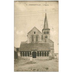 carte postale ancienne 51 HERMONVILLE. L'Eglise 1930